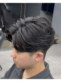 フェザーショートパーマ毛流れカルマパーマ