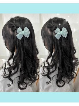 ヘアセット専門店 ナゴミ 池袋店(nagomi) ねじりハーフツイン