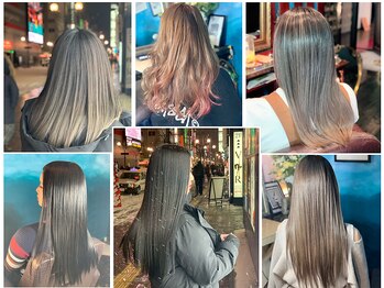アスイン(asuin)の写真/【半個室あり／すすきの】抜群の補修力で繰り返すカラーもうるツヤヘアーに☆カラーの色持ちも◎