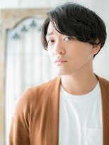 モッズヘアメン 札幌月寒店(mod's hair men) ブラックかき上げ斜めバングマッシュo札幌月寒
