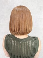 ルノン(LUNON) ハイライトカラーくびれヘアアプリコットオレンジ