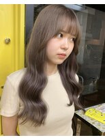 ミリ(mm)&nbsp;レイヤーカット オリーブベージュ カラー 韓国 髪質改善 仙台