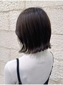 切りっぱなしボブ　外はねボブ　京都美容室　進詩織