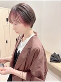 【坪井】フェイスフレーミング×ピンク