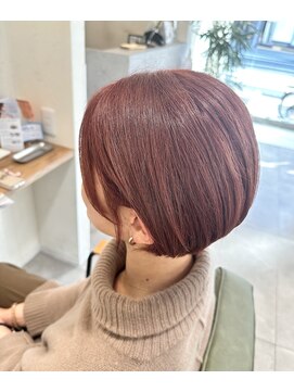 デジーヴュー(desir beaux) 丸みショート・ピンクベージュカラー！