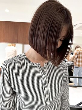 ゴカン バイ ジル ブラン 名古屋(Gokan by JIL BLAN) ハイライトバレイヤージュダブルカラーショートカット30代40代