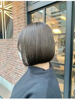 オーガニック アトリエ 大宮(organic+atelier)&nbsp;大人可愛い切りっぱなしひし形オリーブベージュ