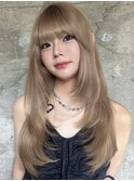 韓国ヘアーハッシュカットレイヤーカットプレミアムケアカラー