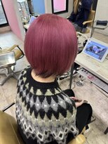 アジールヘア 所沢プロペ通り店(agir hair)&nbsp;ピンクベージュ ブリーチカラー