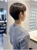 ベリーショート/ショートボブ/ハイライト/マッシュウルフ/銀座