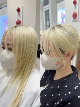 アッシュ 大泉学園店(Ash) 【前髪長めの顔まわりカット】大人っぽく上品な印象に
