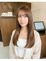 零秒女髪 千里丘店&nbsp;髪質改善で叶える上品な艶ロングヘアカラー艶髪美髪艶カラー艶感