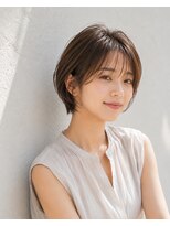 ユニット 蕨西口店(UNIT)&nbsp;ショートボブ髪型20代30代40代50代前髪あり前髪なし面長丸顔蕨
