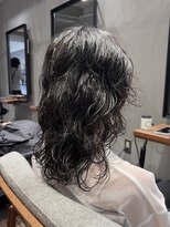 ネロ ヘアサロン 渋谷(NERO HAIR SALON)&nbsp;【 松井 隆人 】ミディアムパーマ ドライパーマ ウェーブ