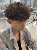 フィフス 大分(fifth)&nbsp;大分プードルパーマメンズカットラウンドマッシュツーブロック