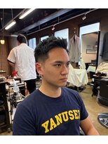ワンワンオー バーバーショップ 博多店(@110 BARBER SHOP)&nbsp;ツーブロックショートカルマヘアスリックバックジェットフェード