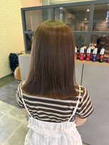 ステレオ ヘアデザイン 安城店(STEREO HAIR DESIGN)&nbsp;切りっぱなしロブ×ミントベージュ