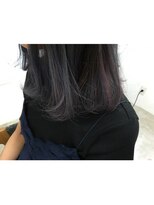 キー(kii) ブルーアッシュ×ポイントカラー