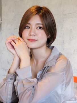 ショウマンビューティーアンドコーヒー(SHOW MAN Beauty &Coffee) 大人ナチュラル　ショートボブ 〈自由が丘　SHOW MAN 〉