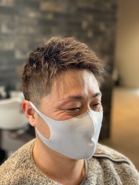 リバティ(LIBERTY) 爽やかアップバングショート刈り上げ