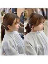 ローバー(ROAVER)&nbsp;ROAVER 山下美穂　韓国ヘア　ダブルカラー　シールエクステ