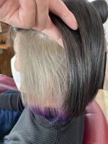 アフロディアンブランシュ(AphrodiaN branche)&nbsp;20代30代40代 インナーカラー[グレーベージュ/ニュアンスカラー]