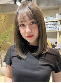 縮毛矯正/髪質改善トリートメント/ボブヘア/ミディアムヘア