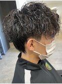 メンズマッシュパーマツイストスパイラルパーマニュアンスパーマ