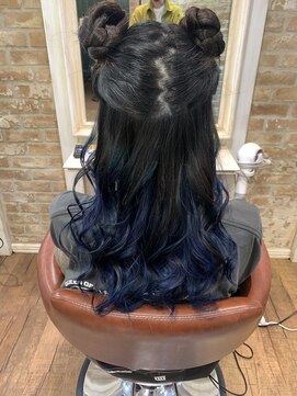 シャル 相模大野(shalu) 【ムラカミ】インナーブルー（ブリーチ3回）≪shalu相模大野≫