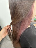 イヤリングカラー×ピンクパープル