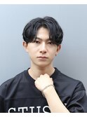毛流れセンターパート
