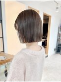 小顔ボブ×美髪[ぱつっとボブ/縮毛矯正/横浜韓国]