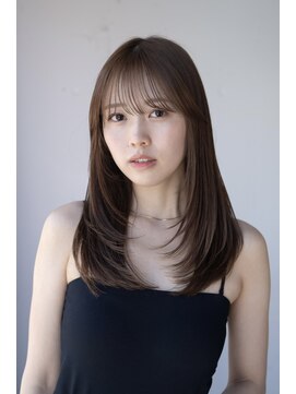 エインアンリー 明治神宮前(AIN.ANLY.) ★黒髪クラゲヘアーオリーブグレー小顔ココアベージュ韓国ヘア