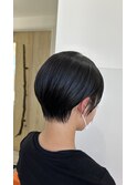透け感ショート