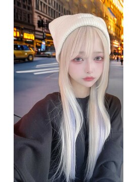 ユウハウス ミニョン(YU HOUSE Mignon) エクステでしか再現できないホワイトロング♪