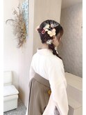 卒業式のヘアセット・はかま着付け 43