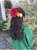 卒業式ヘアセット