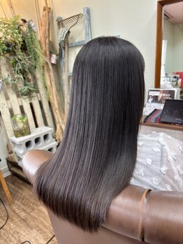 ヘアアトリエ チトニワ(hair atelier titoniwa)の写真/髪質改善に効果が期待できる新成分として話題のトステア導入店＊さらりとしたしなやかな手触りが叶う☆
