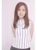 大人ストレートセミロング