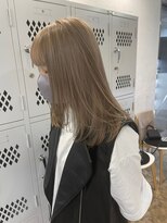 リムレスバイサンク 万代 新潟駅(LIMLESS by cinq)&nbsp;ダブルカラーピンクベージュベージュカラーケアブリーチレイヤー