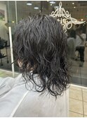 ロン毛パーマ/メンズロングパーマ