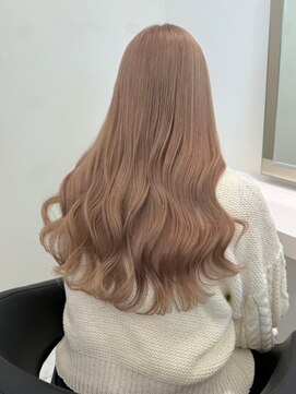 ベレーザシェルト(Beleza scelto) 10778艶髪マロンベージュ韓国風巻きミルクティーベージュロング