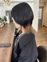 ヘブンリー(heavenly)&nbsp;インナーカラー/ウルフカット/ウルフレイヤー/ミルクティー