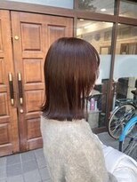 美容室ポール 西葛西店(PAUL) セミディー ピンクブラウン