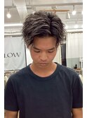 メンズブリーチ×ツイストパーマ