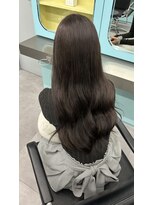 ノー バイ イオエ 西梅田(no. by ioe)&nbsp;ブリーチなしカラー/髪質改善/ミルクティーベージュ/小顔へア