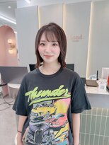 ロンドリゼル 札幌(Lond RiseL) オリーブグレー/前髪/ボブ/マロンベージュ/レイヤーカット/小顔