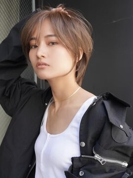 ギークス(GEEKS) 【GEEKS渋谷】レイヤーショート/ウルフ/冬カラー/メンズライク