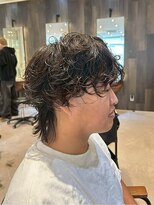 ダブル(W)&nbsp;メンズ/ニュアンスパーマ/マッシュ/ウルフ/藤が丘