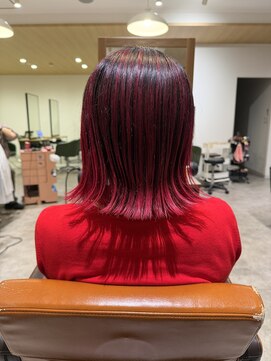 ビスポーク(BESPOKE) ワンブリーチピンクバレイヤージュ